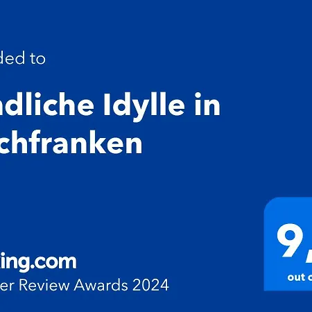 Laendliche Idylle In Hochfranken Διαμέρισμα Regnitzlosau